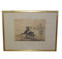 Gravure "Etude variées N°5" de DeDreux