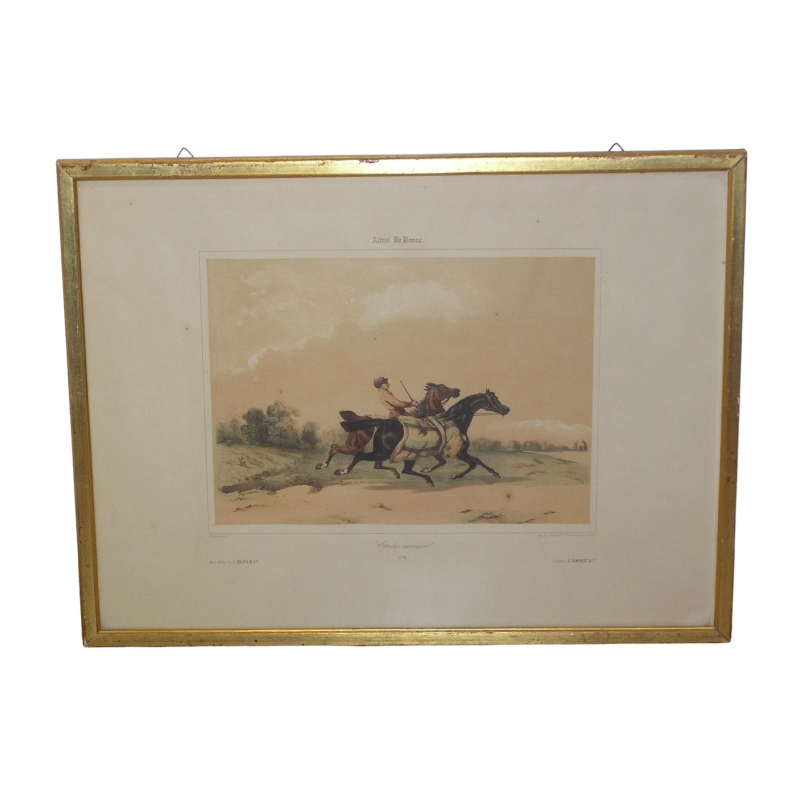 Engraving ‘Etude variées No. 19’ by DeDreux on Moinat SA – Antiques and decorative items – Engravings, lithographs