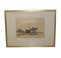 Gravure "Etude variées N°19" de DeDreux