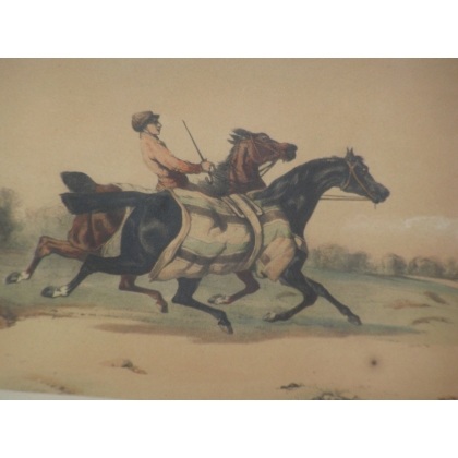 Engraving ‘Etude variées No. 19’ by DeDreux on Moinat SA – Antiques and decorative items – Engravings, lithographs