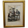 Engraving ‘Costumes of Zurich’ after Moinat SA – Antiques and decorative items – Engravings, lithographs