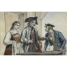Engraving ‘Costumes of Zurich’ after Moinat SA – Antiques and decorative items – Engravings, lithographs