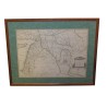 Gravure carte "Assyria vetus divisa in  sur Moinat SA  - Antiquités décoration -  Gravures, Lithos