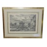 Engraving ‘La riva del municipio a Zurigo’ by Moinat SA – Antiques and decorative items – Engravings, lithographs