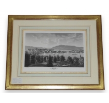 Gravure de Genève par Schmid et Burkhart