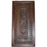 Panneau de coffre en noyer sculpté