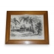 Gravure "J.J Rousseau Maison des