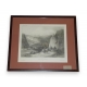 Gravure "Route de Santiago, Chili"