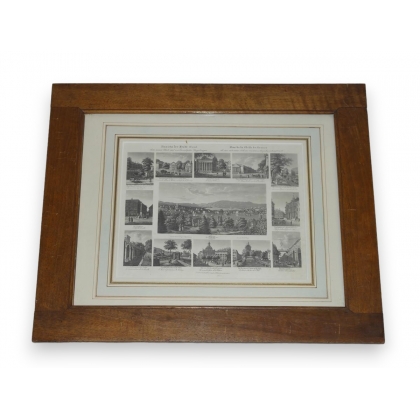 Engraving entitled ‘Geneva’ by Moinat SA – Antiques and decorative items – Engravings, lithographs