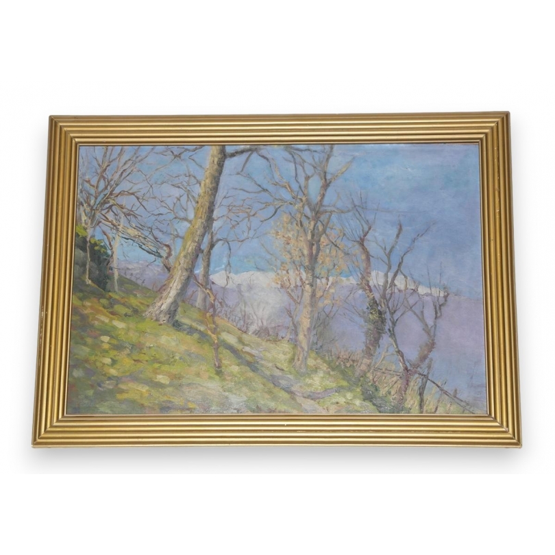 Paintings | Oil on panel, signed G.L Reschingna Moinat SA  - Antiques and home décor