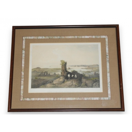 Engraving "View of the ancient" by Moinat SA – Antiques and home décor – Engravings, lithographs