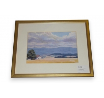 Tableau "Montagnes" signé F. HUGUENIN L 1894
