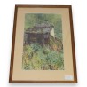 Aquarelle "Hameau dans le haut Valais"  sur Moinat SA  - Antiquités décoration -  Gouaches, Aquarelles, Pastels