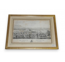 Gravure "Camp fédéral de Bière Aoust