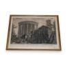 Engraving: ‘Veduta del Tempio della’ by Moinat SA – Antiques and decorative items – Engravings, lithographs