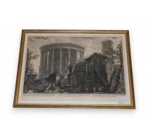Gravure "Veduta del Tempio della Sibilla"