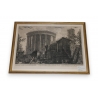 Gravure "Veduta del Tempio della Sibilla"