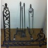  Devant de cheminée et 3 outils Art Déco sur  Moinat SA  - Antiquités décoration