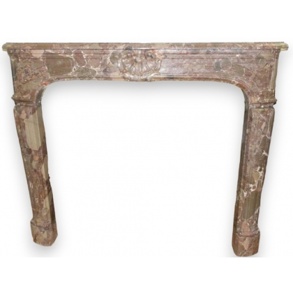 Regency-style fireplace in red marble at  Moinat SA  - Antiques and home décor