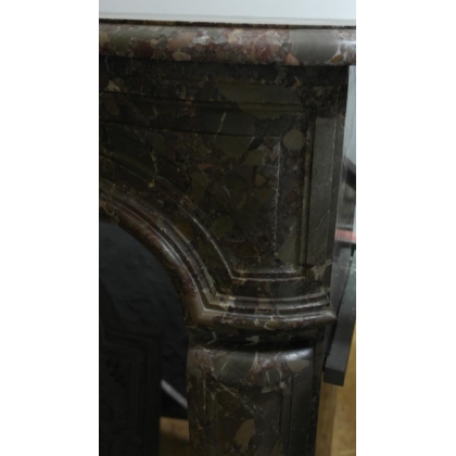 Regency-style fireplace in red marble at  Moinat SA  - Antiques and home décor