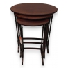 Lot de 3 tables gigognes
