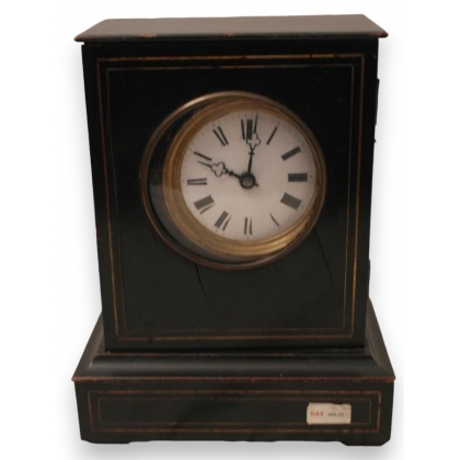 Black Napoleon III clock at Moinat SA – Antiques and home décor
