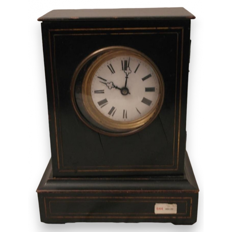 Black Napoleon III clock at Moinat SA – Antiques and home décor