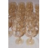 Lot de 42 verres orangés