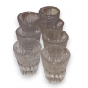 Lot de 7 verres à cognac