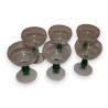 Lot de 8 verres du Rhin, Art Déco