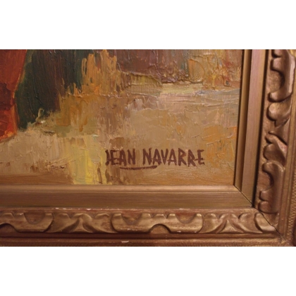 Paintings | Oil on canvas ‘Bouquet of Flowers’ Moinat SA  – Antiques and home décor