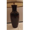  Lampe en porcelaine brune sur  Moinat SA  - Antiquités décoration