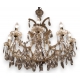 Lustre "Marie-Antoinette" avec 10 branches