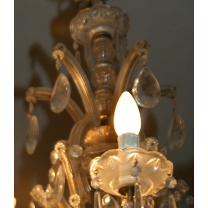 "Marie-Antoinette" chandelier with 10 lights by Moinat SA – Antiques and home décor