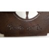 Wrought-iron ‘Wheel’ sign at Moinat SA – Antiques and home décor