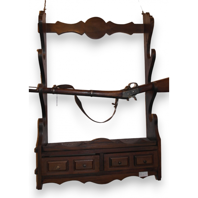 Porte-fusils en bois massif