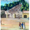 Neapolitanische Gouache „Blick auf die Bucht von Neapel“.  bei Moinat SA  – Antiquitäten und Dekoration –  Gouachen, Aquarelle, 