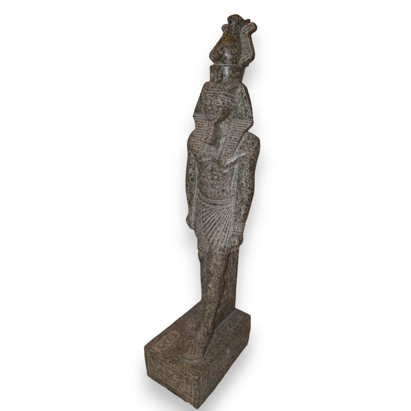 Statue of Ramses II in reconstituted granite at  Moinat SA  - Antiques and decorative items
