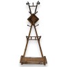 Bamboo coat rack with mirror at  Moinat SA  - Antiques and home décor