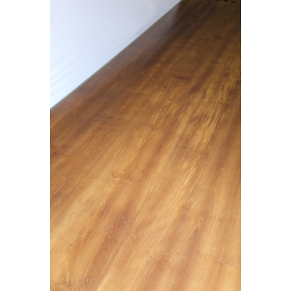  Table en tilleul - 1 tirroir sur  Moinat SA  - Antiquités décoration