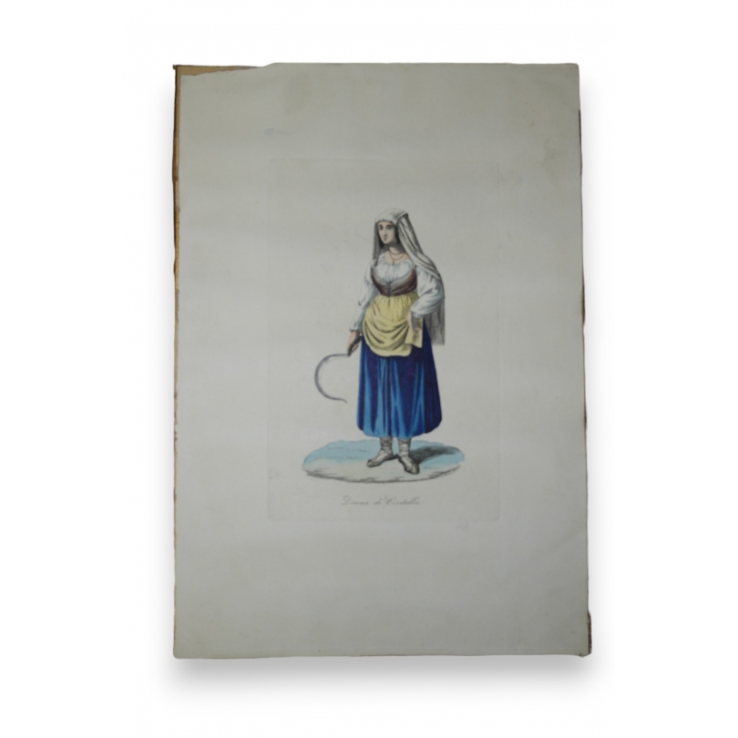 Engraving "Donna di Civitella" by Moinat SA – Antiques and decorative items – Engravings, lithographs