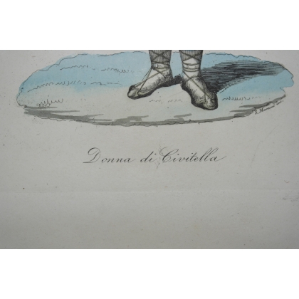 Engraving "Donna di Civitella" by Moinat SA – Antiques and decorative items – Engravings, lithographs