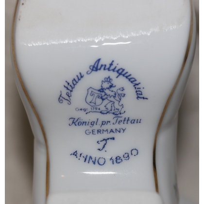 Chaussure en porcelaine allemande décor