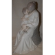 Groupe "Mère et enfant" en porcelaine