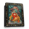 Boite en laque Russe \"Homme et femme\",