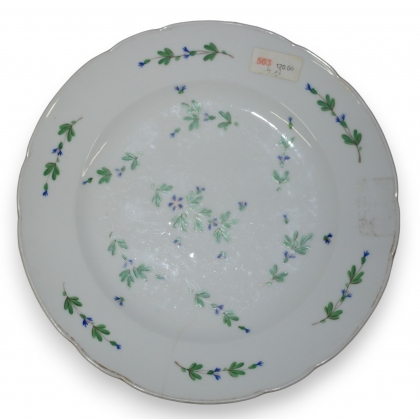 Assiette en porcelaine de Nyon