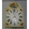 "Black Forest" painted wooden clock by Moinat SA – Antiques and home décor