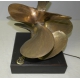 Lampe "hélice de bateaux" Art déco