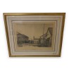 Gravure militaire "Combremont" 1e  sur Moinat SA  - Antiquités décoration -  Gravures, Lithos