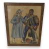 Peintures | Aquarelle "Costumes de Genève", 1814 de Moinat SA  - Antiquités décoration